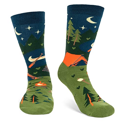 Lavley Outdoors Socks - Hiking and camping gifts for men and women - Great for nature lovers - Holiday or birthday gift