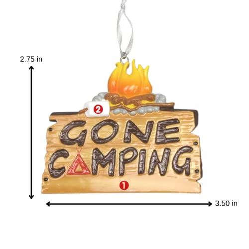 Outdoor Adventure Christmas Ornament 2025 – Personalized Camping, Fishing & Hunting Ornament Collection – Custom Gifts for...