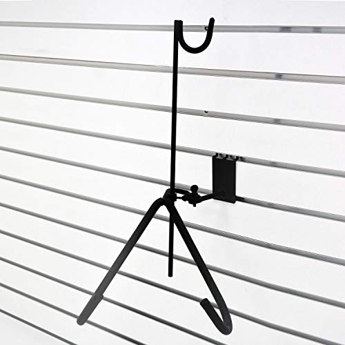 VICTORY DISPLAY & STORE FIXTURE MFG Padded Metal Adjustable Baritone Sax Holder, Attaches to Slatwall or Pegboard (Quantit...