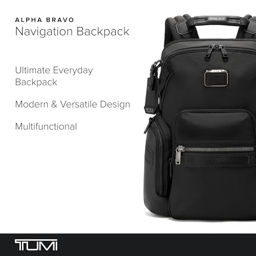 TUMI - Alpha Bravo Navigation Backpack - Everyday Travel Backpack - Fits Up to 15" Laptop - 16.0" X 14.0" X 7.3"