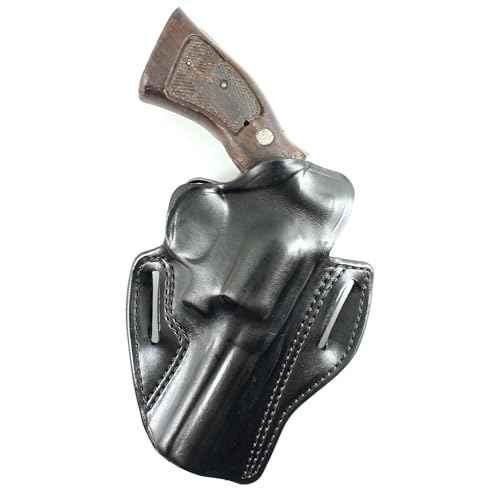 DeSantis Speed Scabbard, Right, Black, COLT Python, Trooper 4", S&W L Frame 4", DAN Wesson 15/2,15/2V,15/2VH 4", Ruger GP100 4"