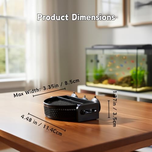 BEVINKATE Aquarium Filter Baffle with Suction Cups, Fish Tank Flow Controller, Water Surface Calmer & Flow Reducer for Bet...