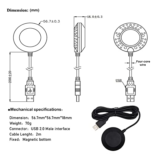 Geekstory BN-808 G-Mouse USB GPS Dongle Navigation Module M8030-KT Chip External GPS Antenna with 4M Flash USB GPS Receive...