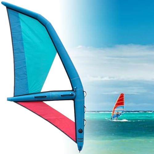 Professional Inflatable Paddle Board Kayak Sails,Inflatable Sail for Water Sports Kit, Inflatable Paddle Board Rotatable