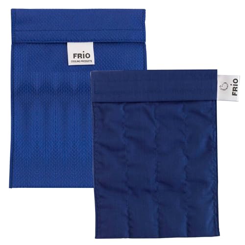 FRIO Large Cooling Wallet - Insulin Cooler for 45+ Hours of Stress Free On The Go Cooler Bag - No Ice, No Stress (Blue)
