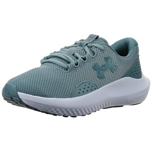 Under Armour Men's Charged Surge 4, (323) Serpentine/Jasper Blue/Jasper Blue, 13, US
