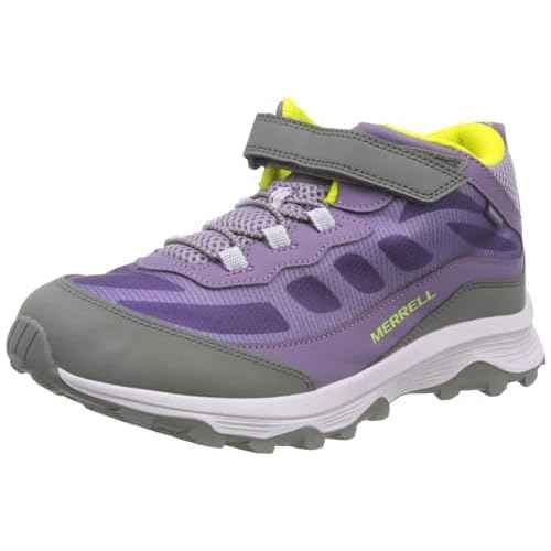 Merrell unisex-child Moab Speed Mid a/C Waterproof (Toddler/Little Kid/Big Kid) Hiking Boot