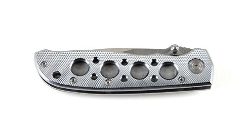 Smith & Wesson Extreme Ops CK105H 7.3in S.S. Folding Knife with 3.2in Drop Point Blade and Aluminum Handle for Outdoor, Ta...