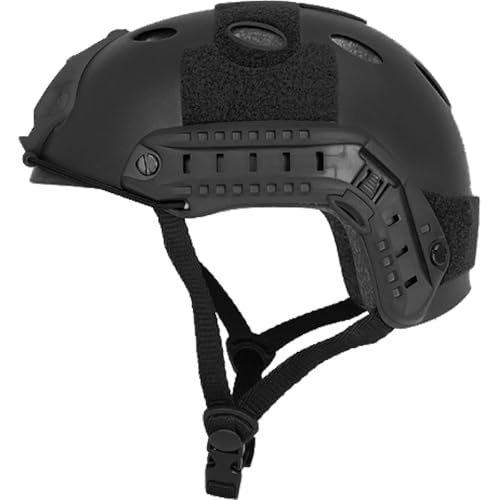Lancer Tactical Fast Helmet - PJ Type Multifunctional Protective NVG Mount for Airsoft, Paintball, Military, Sports, Hunti...