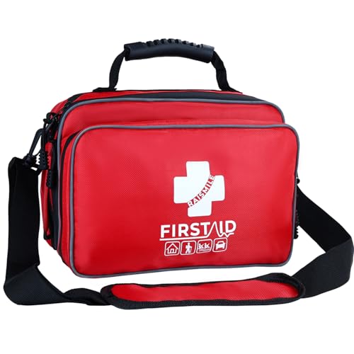 Raismile 505 Piece Large First Aid Kit - Comprehensive Medical Kit for Home, Car, Travel, Camping, Business, School & Outdoor
