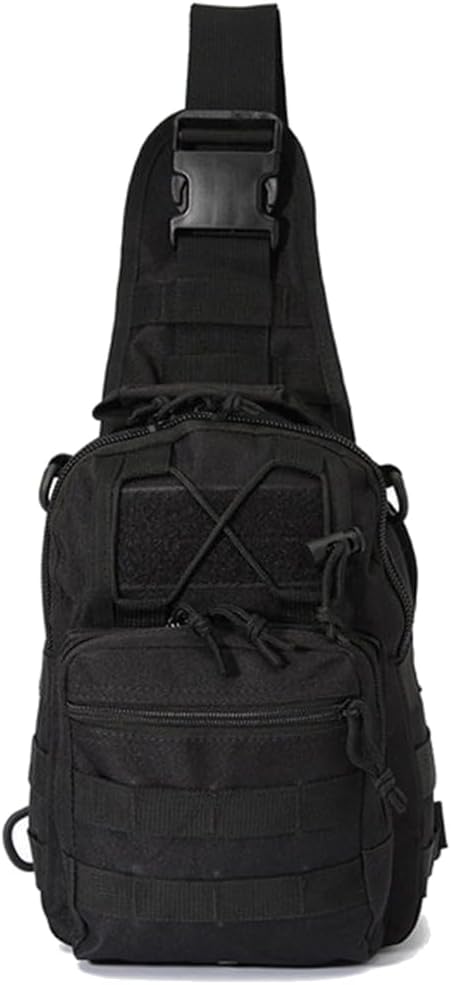 KOOYU Tactical Sling Backpack Bag for Men Chest Bag Molle Military Shoulder Bag Crossbody Bag