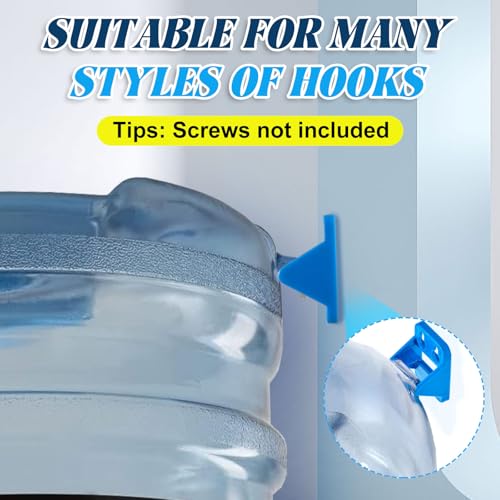 Barydat 4 Pcs Ice Bucket Hanger Bracket Ice Bucket Hook Holder Compatible with Saf T Tote for Storage Sanitary Drying Mana...