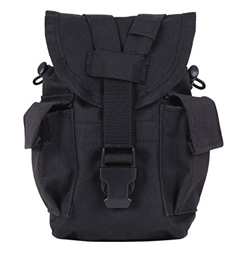 Rothco MOLLE II Canteen & Utility Pouch, Black
