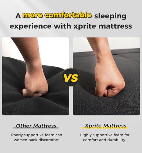 Xprite Bronco Mattress, 1.6-Inch Thick Premium Foam Bed Pad, Portable Foldable Trunk Sleeping Platform Compatible with 202...