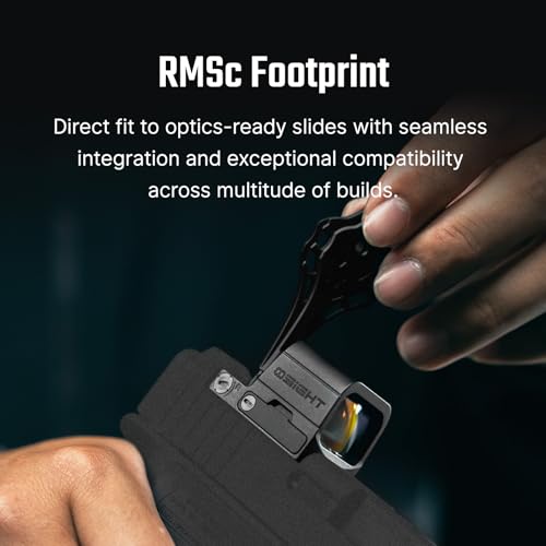 OSIGHT SE Enclosed Micro Red Dot Sight - RMSc/K Footprint Compatible | 2 MOA Dot & 32 MOA Circle Dual Reticle System | Dur...