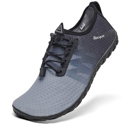 Racqua Water Shoes Men Women Quick Dry Gradient Shoes Barefoot Aqua Athletic Sports Swim Shoes