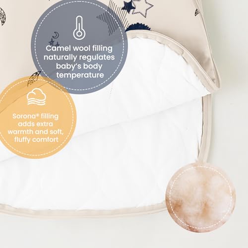 kaiya baby Unisex Sleeping Bag for Babies and Toddlers 2.5 Tog Sleep Sack, Long Sleeve Sleep Sack, Wearable Blanket Baby