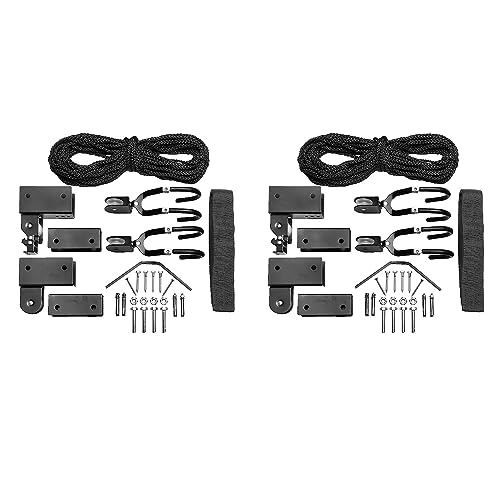 Great Working Tools Kayak Hoist Lift, Hanging 2 Pulley System - 2-Pack Heavy Duty Garage Ceiling Mount 125 Pound Capacity ...
