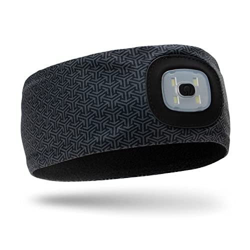 Gone For a Run Running LED Performance Fleece-Lined Reversible Beanies & Headbands | 3 Light Modes