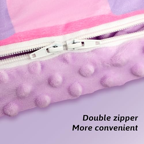 Wizland Sleeping Bag for Kid-Thick Cut Flannel School Mat for Boys and Girls Kindergarten Portable Nap Mats Super Soft, Wa...