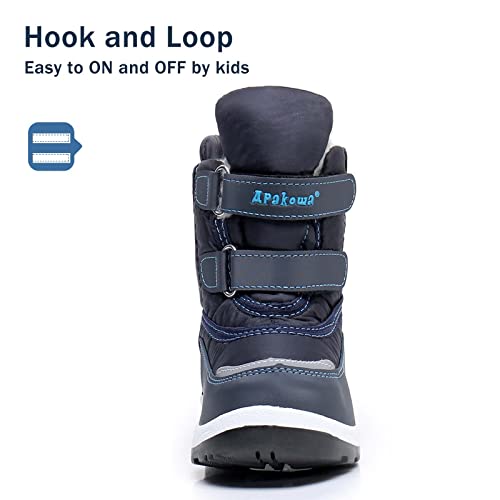 Apakowa Kid's Boys Girls Winter Snow Boots (Toddler/Little Kid)