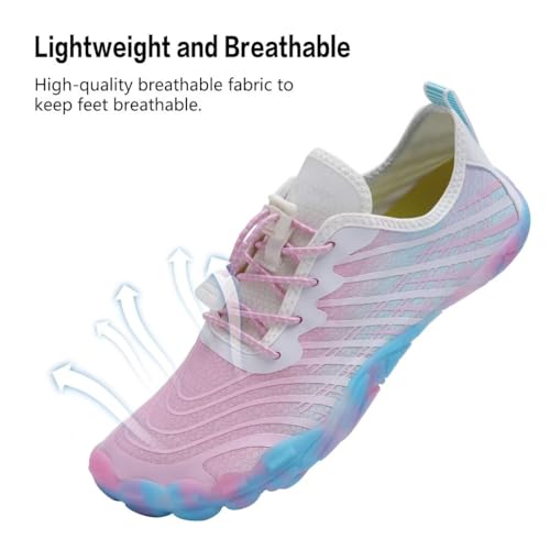Water Shoes for Men Barefoot Quick-Dry Aqua Sock Outdoor Athletic Sport Shoes for Kayaking, Boating, Hiking, Surfing, Walking