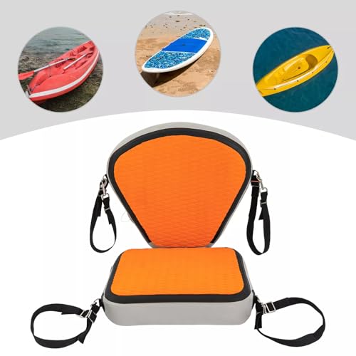 LIECARYAM Kayak Accessories Seats,Canoe Seats With Back Support Seat 17.7x18.8in Paddle Board Seat For Inflatable Boards P...