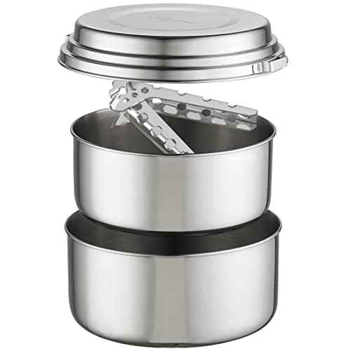 MSR Alpine 2 Stainless Steel Camping Pot Set