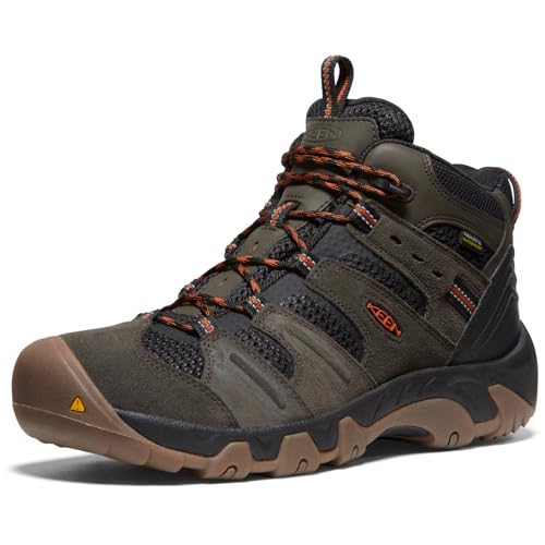 KEEN Men's Headout Mid Height Waterproof All Terrain Hiking Boot