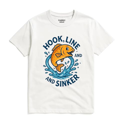 Fishing Adventure Hook Line Sinker Splash Thrill - Tee for Men & Women - Graphic T-Shirt