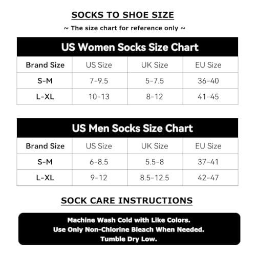 2 Pack Mens Winter Warm Thick Thermal Socks for Women Full Cushioned Insulated Heated Crew Boot Socks for Hiking Skiing