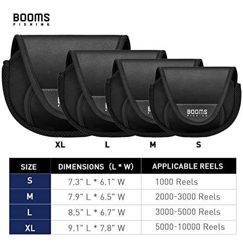 Booms Fishing RC2 Spinning Reel Cover, Fishing Reel Protective Case, Fit for 1000-10000 Spinning Reels, 5 Sizes Choices: ...