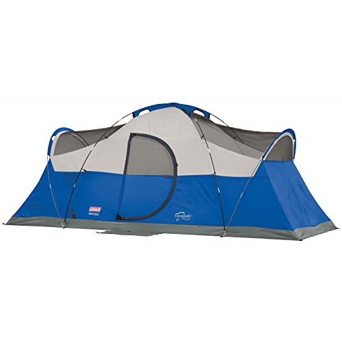 Coleman Montana Camping Tent, 6/8 Person Family Tent with Included Rainfly, Carry Bag, and Spacious Interior, Fits Multipl...