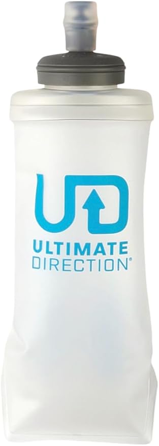 Ultimate Direction 2023 Body Bottle Collapsible Soft Side Water Bottle with High Flow Valve, Insulated or Non-Insulated, 4...