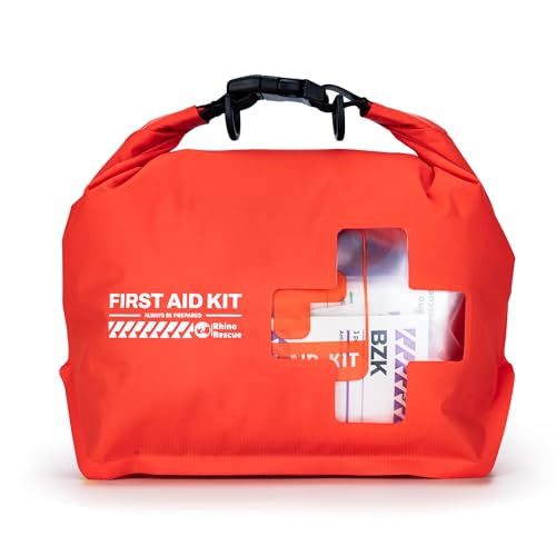 RHINO RESCUE Waterproof Boat First Aid Kit, Lightweight Boat Accessories Dry Bag, Emergency Marine Survival Supplies for O...