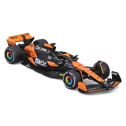 Bburago 1/43 Scale Formula 1 McLaren F1 MCL38 Miami Grand Prix Collection - #81 Oscar Piastri