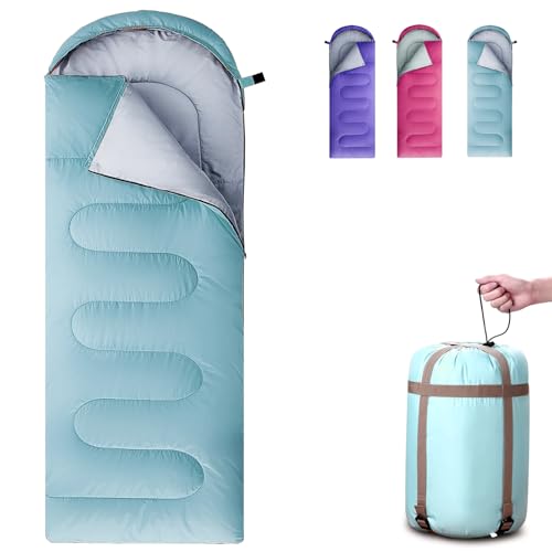 COLIKESEA Sleeping Bags for Adults, Teens & Kids - Use for 3-4 Seasons, Warm & Cold Weather - Lightweight,Waterproof, Use ...