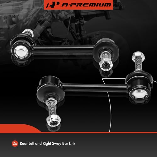 A-Premium 2 x Rear Sway Bar Links Stabilizer Bar Links, Compatible with Ford Flex 2009 & Lincoln MKS 2009, MKT 2010