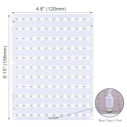 Sysarua CMYK LED Backlight Board Compatible with BambuLab A1/A1 mini Combo/P1/X1/A1 Series 3D Printer, PCB Lithophane Pane...