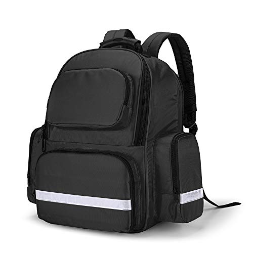 Trunab First Responder Bag Trauma Backpack Empty, Medical Emergency Kits Storage Jump Bag Pack for EMT, EMS, Police, Firef...