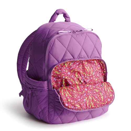 Vera Bradley Women's Featherweight Bancroft Backpack, Iris Orchid, One Size