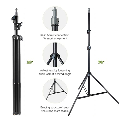 NexTerk 2 Pack Titanium Lantern Hooks, Stainless Steel Non-Slip Tent Light Pole Hook with Carbon Steels Tent Lantern Tripo...