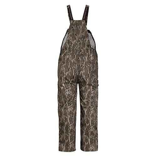 Mossy Oak Cotton Mill 2.0 Camo Hunting Bibs, Uninsulated Camo Overalls for Men