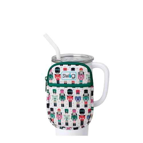 Swig Life Mega Mug Pouch, Water Bottle Bag with Adjustable Strap, Water Bottle Fanny Pack with Zippered Phone Pocket, Holds Travel Essentials, Bottles, Tumbler Accessories
