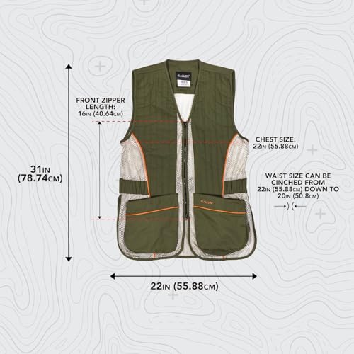 Allen Company Ace Shooting Range Vest with Moveable Shoulder Pad