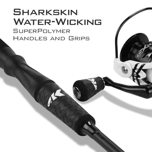 KastKing Crixus Fishing Rod and Reel Combo, High Performance Spinning & Baitcaster Combo, IM6 Graphite 2Pc Blanks, Zirconi...