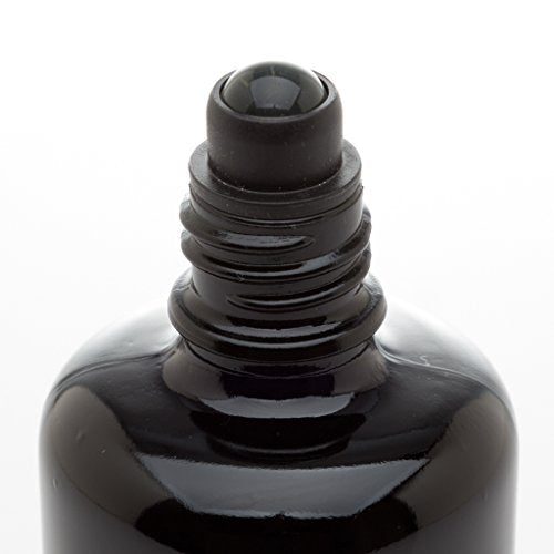 Infinity Jars 100?ML Black Ultraviolet Glass Bottles Airtight, Leak-Proof, Smell-Proof Screw-Top Containers for Essential Oils, Perfume, Lotion, Travel Storage, Reusable 7 Bottles Variety Pack
