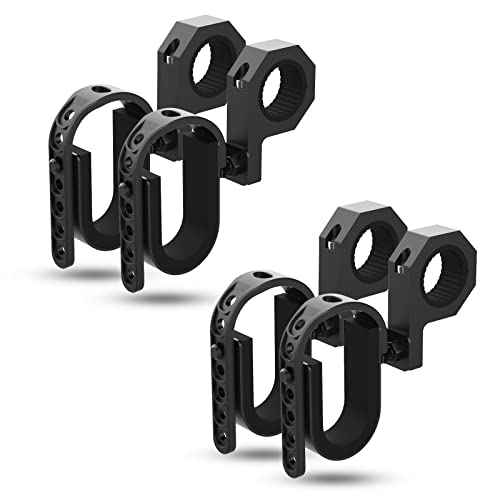 KEMIMOTO UTV Tool Holder Rack 2 Sets, Roll Bar UTV Tool Holder Shovel Mount Bow Rack Fits for 1.75¡±-2" Roll Bars Compatible with Snowmobile Golf Cart