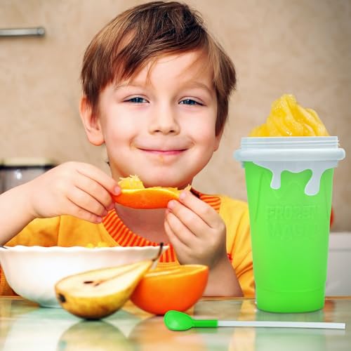 ROEDEER Large Slushie Cup 500ml,Frozen Magic Slushy Cup Maker,DIY Homemade Ice Cream,Milk Shake,Drinks Smoothie,Fruit Juic...