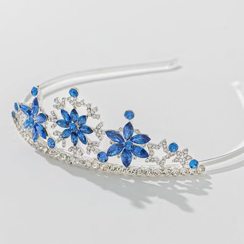 Arvintas Crystal Rhinestone Snowflakes Bridal Tiara, Silver Wedding Headband, Elegant Crown for Women Girls Bridal Wedding...